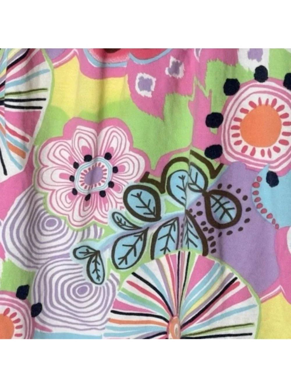 Hanna Andersson Girls Dress Size 120cm 6 - 7 Sleeveless Cotton Colorful Floral